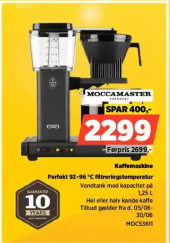 MOCCAMASTER Kaffemaskine MOC53611