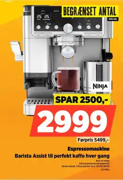 Power NINJA Espressomaskine ES701EU tilbud