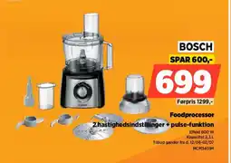 Power BOSCH Foodprocessor MCM3401M tilbud