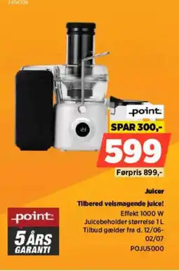 Power Point Juicer POJU5000 tilbud