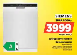 Power SIEMENS Opvaskemaskine SN43EW27CE tilbud