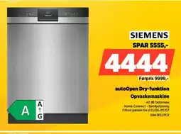 Power SIEMENS Opvaskemaskine SN43ES27CE tilbud