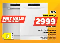 Power AEG Opvaskemaskine FBB63927ZM/FBB63927ZW tilbud