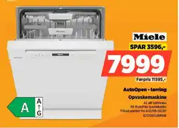 Power Miele Opvaskemaskine G7212SCUBRSW tilbud