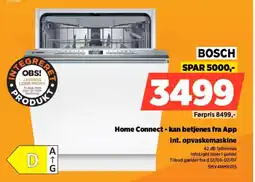 Power BOSCH Int. opvaskemaskine SMV4HMX01S tilbud