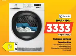 Power Electrolux Tørretumbler EW6D1284P3 tilbud