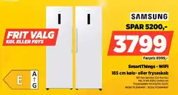 Power SAMSUNG 185 cm køle- eller fryseskab RR39C7EJ5WWEF/RZ32C7CDEWWEF tilbud