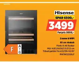 Power Hisense 85 cm vinskab RW3N122GSLF tilbud