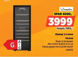 Power La Sommelière Vinskab LS84DZ tilbud