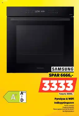 Power SAMSUNG Indbygningsovn NV7B40502AKU1 tilbud