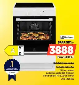 Power Electrolux Induktionskomfur EK164408NW tilbud