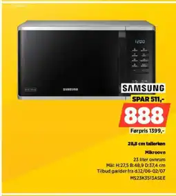 Power SAMSUNG Mikroovn MS23K3513ASEE tilbud