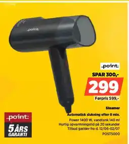 Power Point Steamer POST5000 tilbud