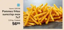 Dagrofa Food Service Pommes frites surecrisp max 7x7 tilbud