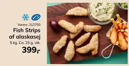 Dagrofa Food Service Fish Strips af alaskasej tilbud