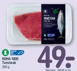 REMA 1000 Tunsteak tilbud