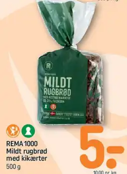 REMA 1000 Mildt rugbrød (med kikærter) tilbud