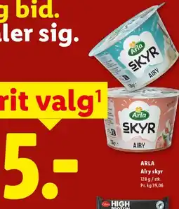 Lidl Arla Skyr Airy tilbud