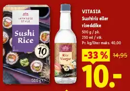 Lidl VITASIA Sushiris eller risedikke tilbud
