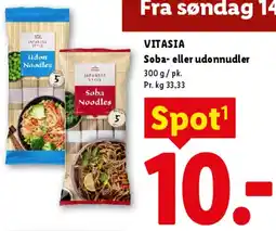 Lidl Soba- eller udonnudler tilbud