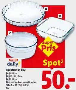 Lidl Pyrex daily - Bageform af glas tilbud