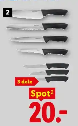 Lidl Køkkenknive (knivsæt) tilbud