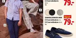 Lidl ESMARA / ESMARA MEN Lærredsbukser tilbud