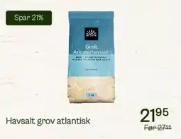 Helsam Havsalt grov atlantisk tilbud
