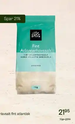Helsam Fint atlanterhavssalt tilbud