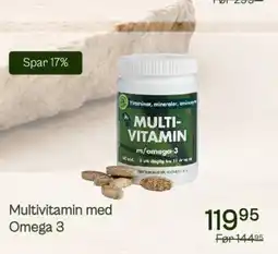 Helsam Multivitamin med Omega 3 tilbud