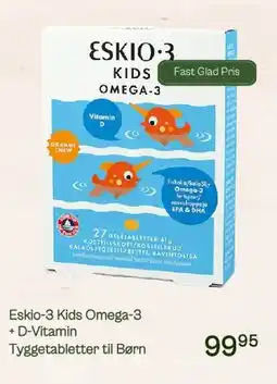 Helsam Eskio-3 Kids Omega-3 + D-Vitamin tilbud