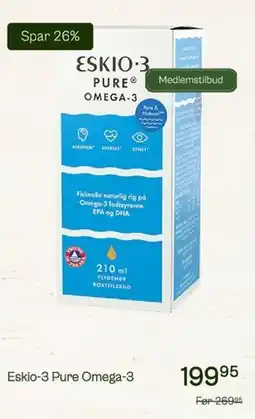 Helsam Eskio-3 Pure Omega-3 tilbud