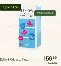 Helsam Eskio-3 Kids tutti frutti tilbud