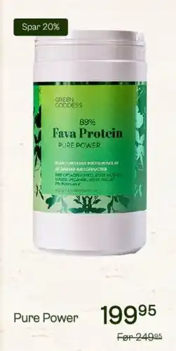 Helsam Fava Protein - Pure Power tilbud