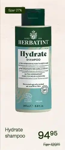 Helsam Hyradate shampoo tilbud