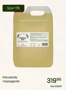 Helsam Mandelolie massageolie tilbud