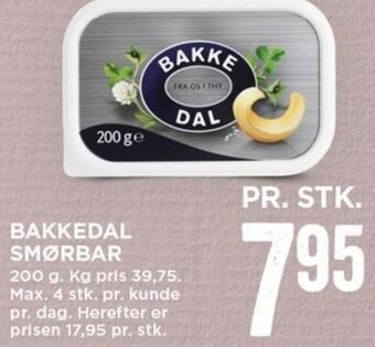 MENY Bakkedal Smørbar tilbud