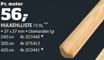 Hulkehlliste 72 HL