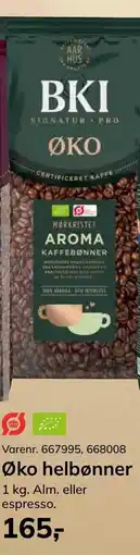 Dagrofa Food Service BKI Øko helbønner tilbud