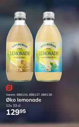 Dagrofa Food Service NATURFRISK Øko lemonade tilbud