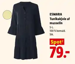 Lidl ESMARA Tunikakjole af musselin tilbud