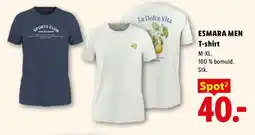 Lidl ESMARA MEN T-shirt tilbud