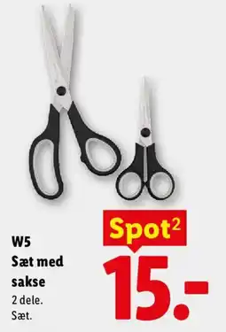 Lidl W5 Sæt med sakse tilbud