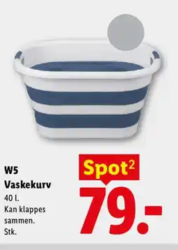 Lidl W5 Vaskekurv tilbud