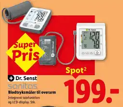 Lidl Sanitas Blodtryksmåler til overarm tilbud