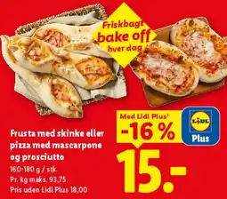 Lidl Frusta / pizza (Lidl Bake Off) tilbud
