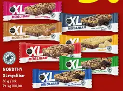 Lidl NORDTHY XL müsli bar tilbud