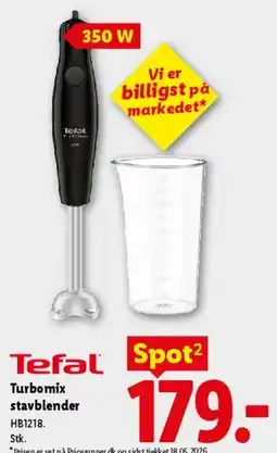 Lidl Tefal Turbomix stavblender HB1218 tilbud