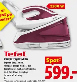 Lidl Tefal dampstrygejern / dampstation tilbud