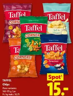Lidl Taffel Chips tilbud